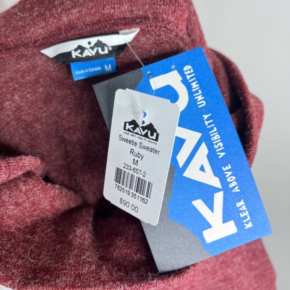 NWT Kavu Sweetie Ruby Akryl Mock Neck Sweater M - Picture 4 of 5